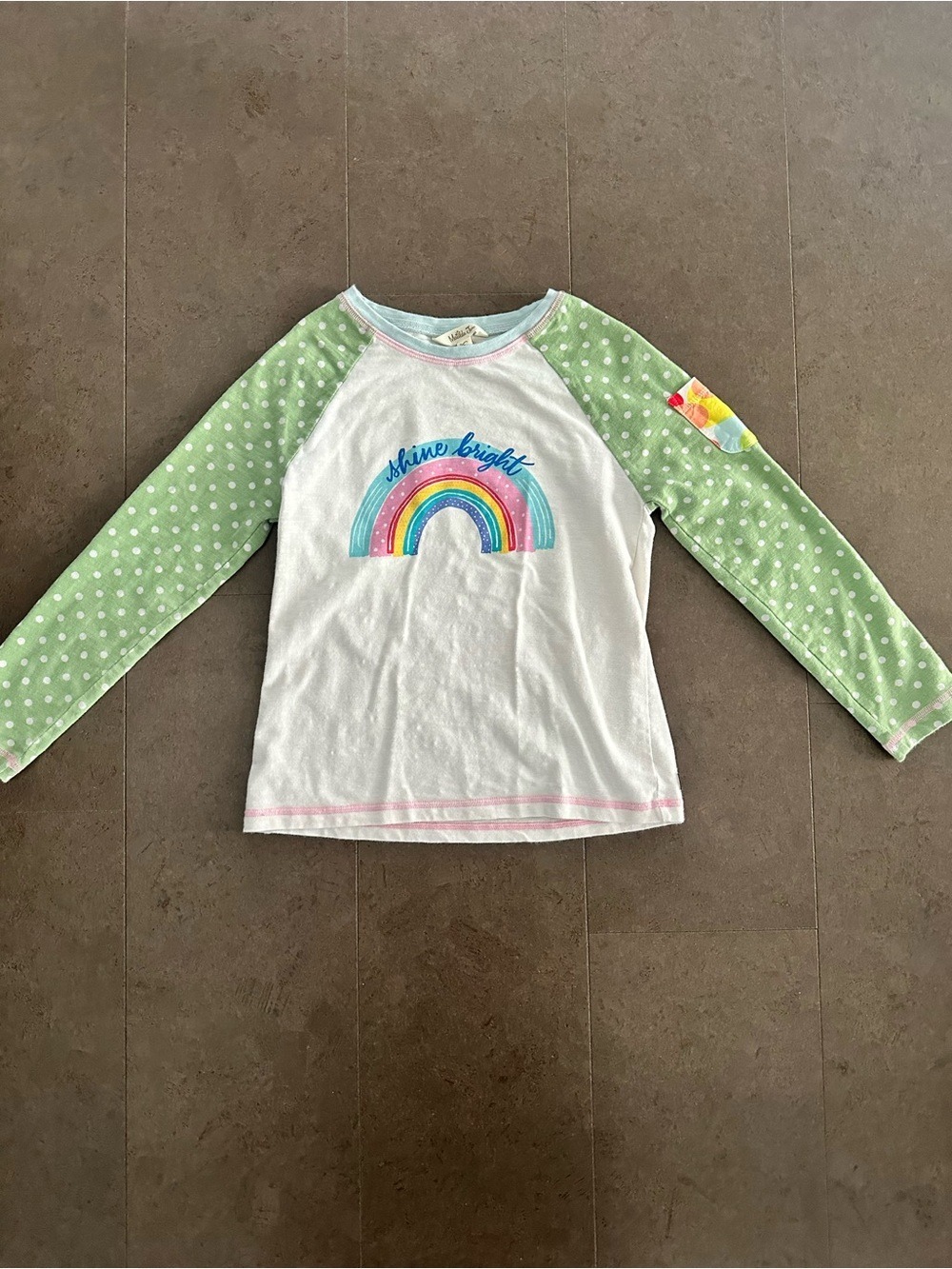 Matilda Jane Tee with Rainbow size 8